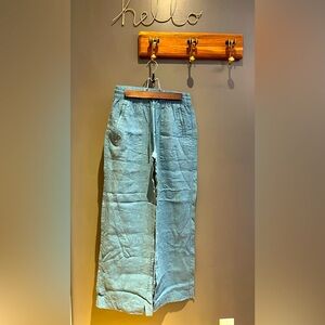 Athleta retreat wide leg linen pant